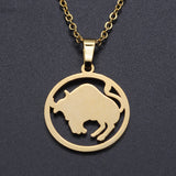 Titanium Steel Constellation Symbol Necklace – Jewelry Gift Ideas — 9