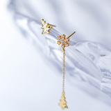 Asymmetrical snowflake earrings – Practical Gifts — 8