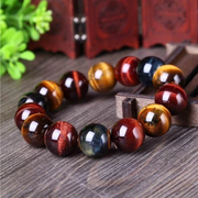 Tiger Eye Bracelet Natural Crystal Stone Buddha – Jewelry Gift Ideas — 4