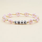 English Letter LOVE Small Rice-shaped Beads – Jewelry Gift Ideas — 5