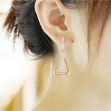 Zircon Earrings Rose Gold Plated All-match Simple – Gift Ideas — 4