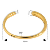 18K Stainless Steel Smooth Bracelet Plating – Jewelry Gift Ideas — 6