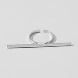 One Word Rectangular Geometric Ring Women – Gifts for Her — 2