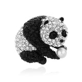 Alloy Male Cartoon Panda Full Drill Brooch – Jewelry Gift Ideas — 5