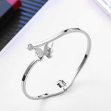 Rose Gold Titanium Steel Butterfly Female Simple – Jewelry Gift Ideas — 3