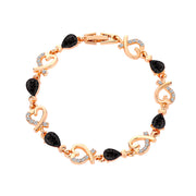 Hollow Love Bracelet With Rhinestones Fashion – Jewelry Gift Ideas — 5