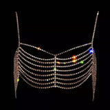 Women's Fashion Rhinestone Bra Body Chain – Stylish Gifts — 4