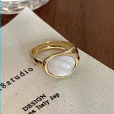 Fashion Oil Dripping Geometric Ring – Stylish Gifts — 11