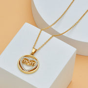 Mother's Day Mom Heart Shape With Diamond Letter – Gifts for Her — 8