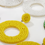 Retro Color Bead Earrings For Women – Gifts for Her — 7