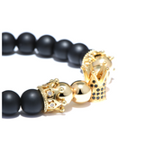 Crown volcanic stone bracelet – Jewelry Gift Ideas — 6