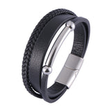 Stainless Steel Leather Jewelry Braided Vintage – Jewelry Gift Ideas — 4