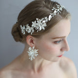 Handmade Bridal Hair Band Earring Set – Jewelry Gift Ideas — 3