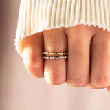 Sterling Silver Heart Diamond Ring Women's End – Gifts for Her — 1