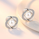 Shell Pearl Twist Earrings – Thoughtful Gifts — 3