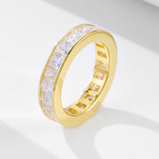 Simple Personalized All-match Square Zircon Ring – Useful Gifts — 5