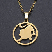 Titanium Steel Constellation Symbol Necklace – Jewelry Gift Ideas — 2