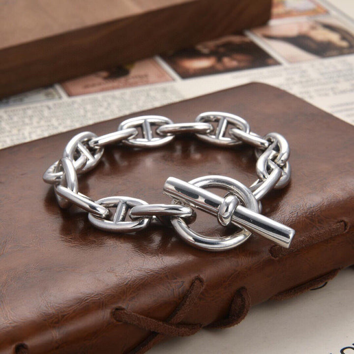 Pig Nose Bracelet Men And Women Retro Heavy – Jewelry Gift Ideas — 1