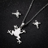 Creative Mori Cartoon Frog Earrings Necklace – Jewelry Gift Ideas — 4
