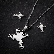 Creative Mori Cartoon Frog Earrings Necklace – Jewelry Gift Ideas — 4