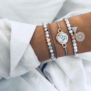 Bead Chain Bracelet Set Anklet – Jewelry Gift Ideas — 14