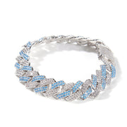 Fashion Silver Color Matching Bar Cuban Link Chain – Stylish Gifts — 5