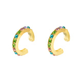 Simple C- Shaped Alloy Diamond Non-pierced Ears Ear – Stylish Gifts — 2