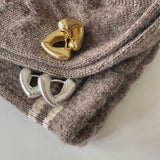 V - Stud Earrings And Minimal Silver Ornaments – Birthday Gifts — 2