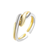 Irregular Water Ripple S925 Silver Ring Women – Gifts for Her — 4
