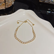 Versatile Zircon Flower Pearl Bracelet – Jewelry Gift Ideas — 13