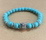 Natural Stone Owl Head Yoga Bracelet – Jewelry Gift Ideas — 19