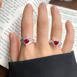 Ruby High-grade Temperament Ring Female Niche – Stylish Gifts — 1