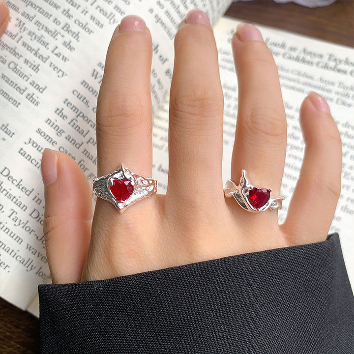 Ruby High-grade Temperament Ring Female Niche – Stylish Gifts — 1