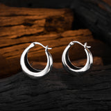Geometric U-shaped Ear Clip Female S925 – Gifts for Her — 11
