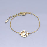 Women's Thin Chain Geometric Hollow Tree Of Life – Jewelry Gift Ideas — 3