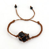 Fashion Personality Handmade Woven Amethyst Bracelet – Stylish Gifts — 8