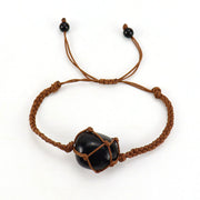 Fashion Personality Handmade Woven Amethyst Bracelet – Stylish Gifts — 8