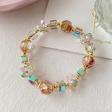 Fashion Glass Floral Ball Crystal Bracelet – Stylish Gifts — 2