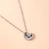Moon Star Stainless Steel Pendant Necklace – Jewelry Gift Ideas — 2