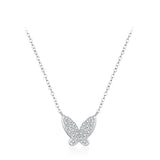 Butterfly Shiny Diamond-encrusted Necklace – Jewelry Gift Ideas — 9