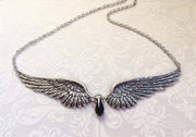 Alloy Angel Wings Pendant Necklace – Jewelry Gift Ideas — 2