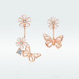 Forest Series Butterfly Flower Earrings – Small Gift Ideas — 4