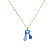 Brass Epoxy Capsule 26 Letter Necklace For Women – Jewelry Gift Ideas — 19