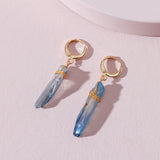 Women's Stone Crystal Teeth Geometric Earrings – Gifts for Her — 4