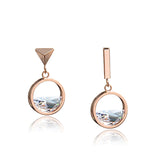 Zircon asymmetrical earrings – Gift Ideas — 1