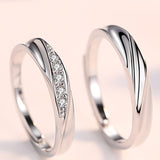 Women's Sterling Silver Couple Ring – Gifts for Her — 2