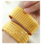 Stainless Steel Stretch Strap Retro Metal – Jewelry Gift Ideas — 17