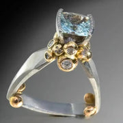Fashion Electroplated Two-color Blue Diamond Zircon – Stylish Gifts — 6