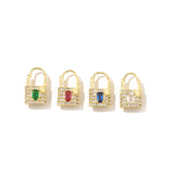 Women's Simple Microset Colored Zircon Earrings – Gifts for Her — 4