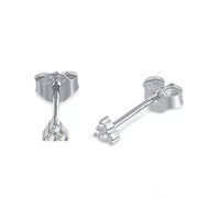 Fashion Ladies Mini Sterling Silver Stud Earrings – Stylish Gifts — 2